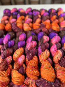 I Suggest We Form a Calming Circle Candy Tweed Sock