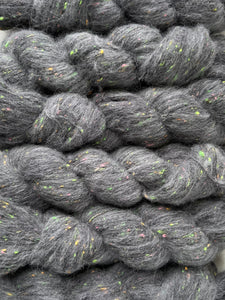 Slate Neon Fluff Sock