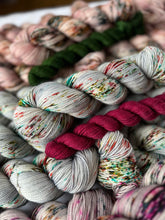 White Christmas Hearty BFL Sock Set