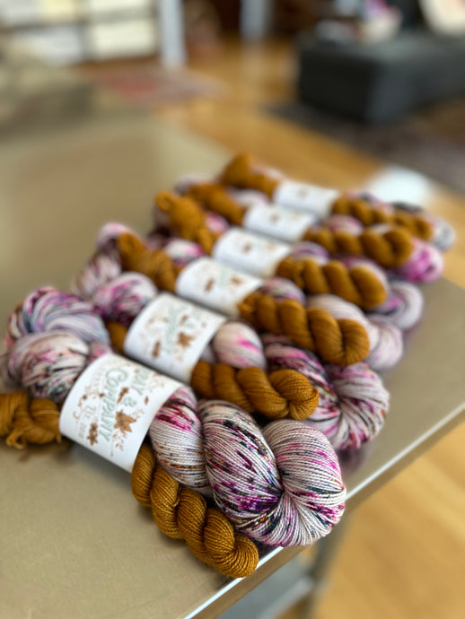 Chistmas Market Hearty BFL Sock Set