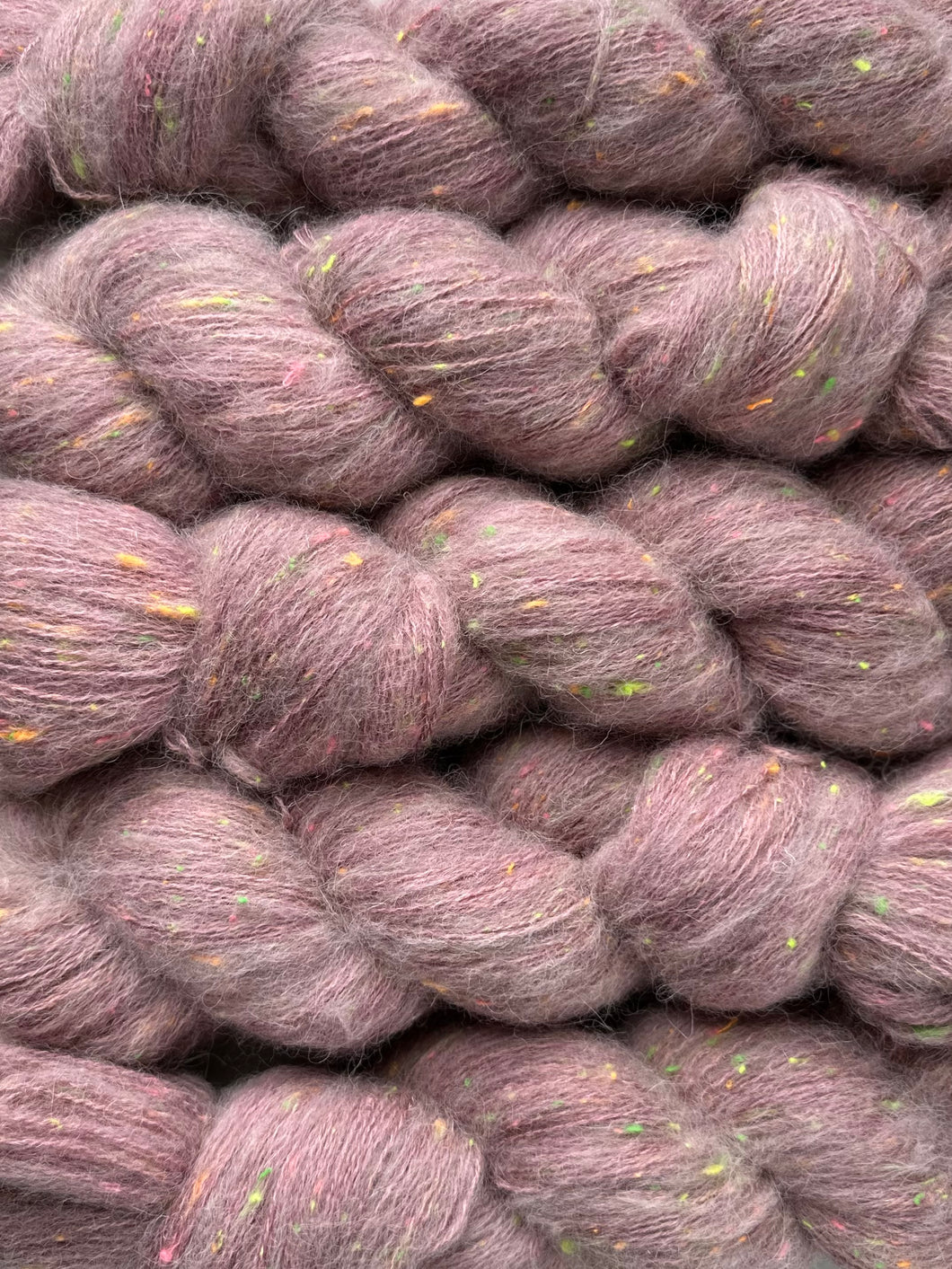 Lychee Berry Neon Fluff Sock