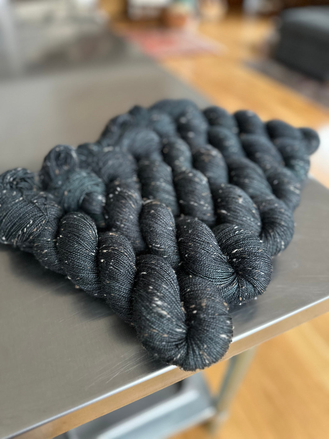 Night BFL Tweed Sock