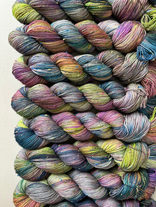 Drink Umbrellas Candy Tweed Sock