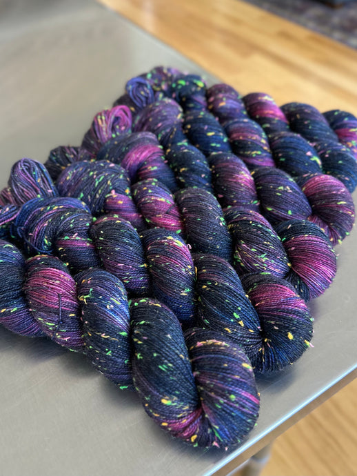 Doom Buggy Neon Tweed Sock