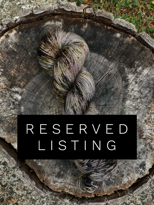 Reserved Listing for Laura