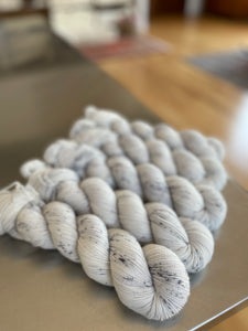 White Pepper Merino Twist Sock